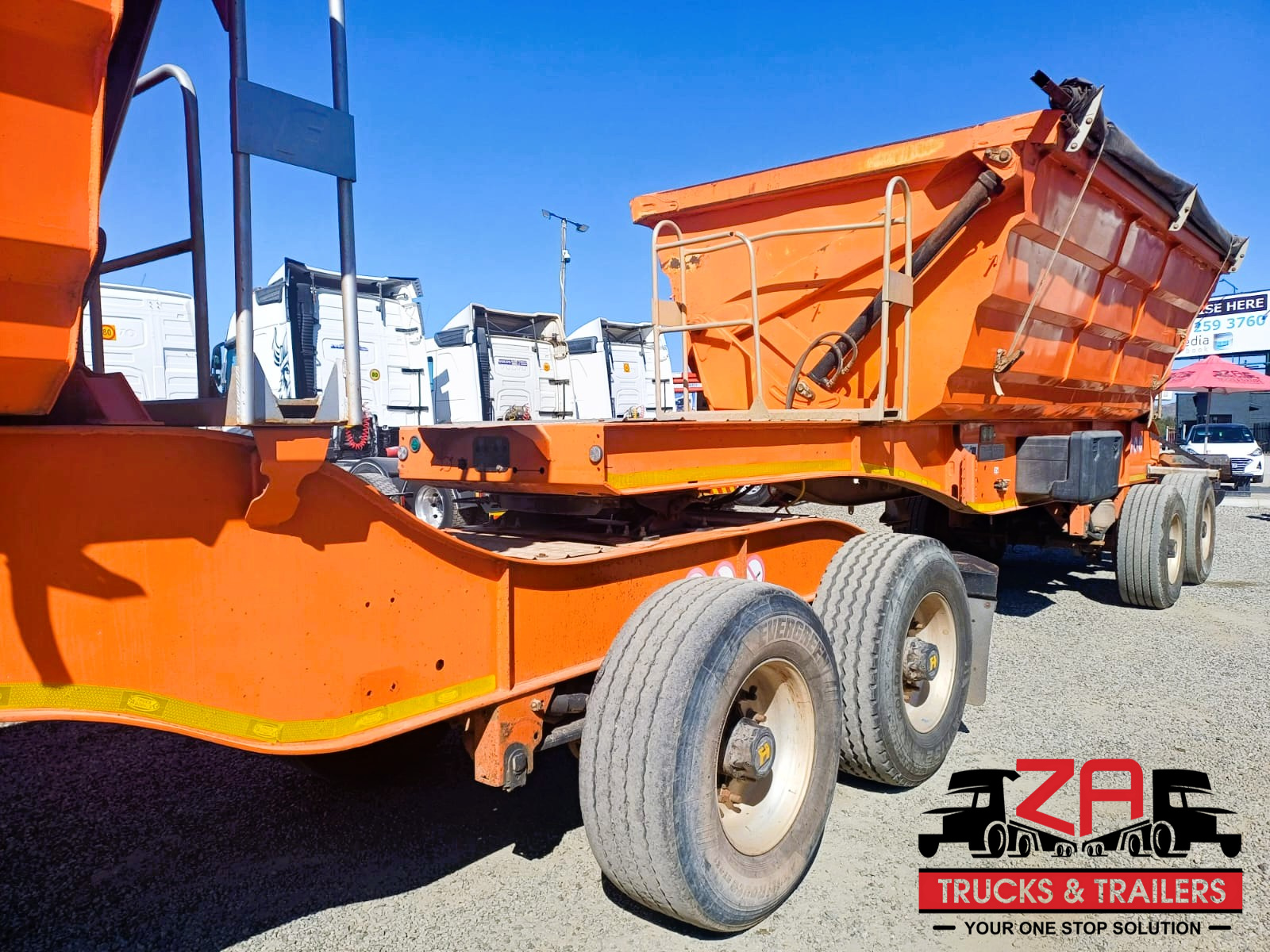 2021 SA TRUCK BODIES 25 CUBE SIDE TIPPER TRAILER #53115